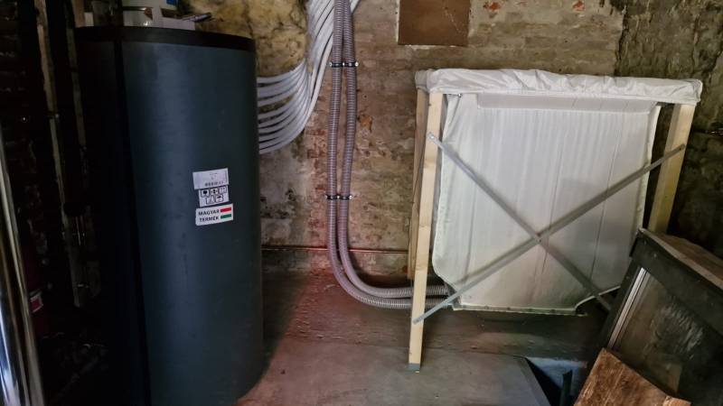 Silo à granulés avec ballon Okofen