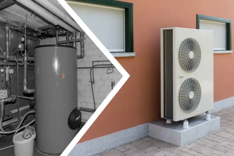 Remplacement de chaudière fioul par pompe à chaleur à haute performance à Isneauville