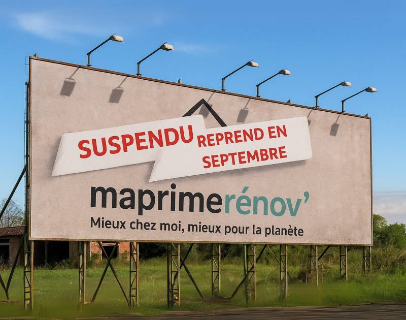 Suspension MaPrimeRenov