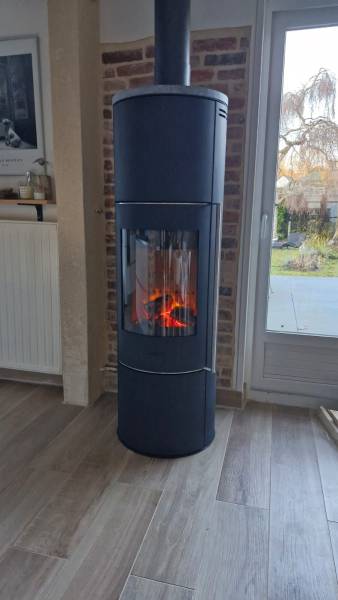 Installation poêle à granulés à Isneauville